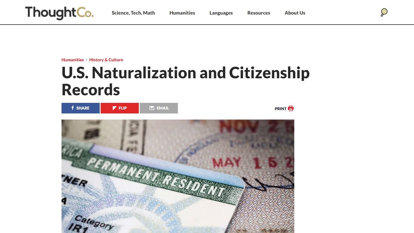 How to Get Copies of US Naturalization and Citizenship Records - ThoughtCo